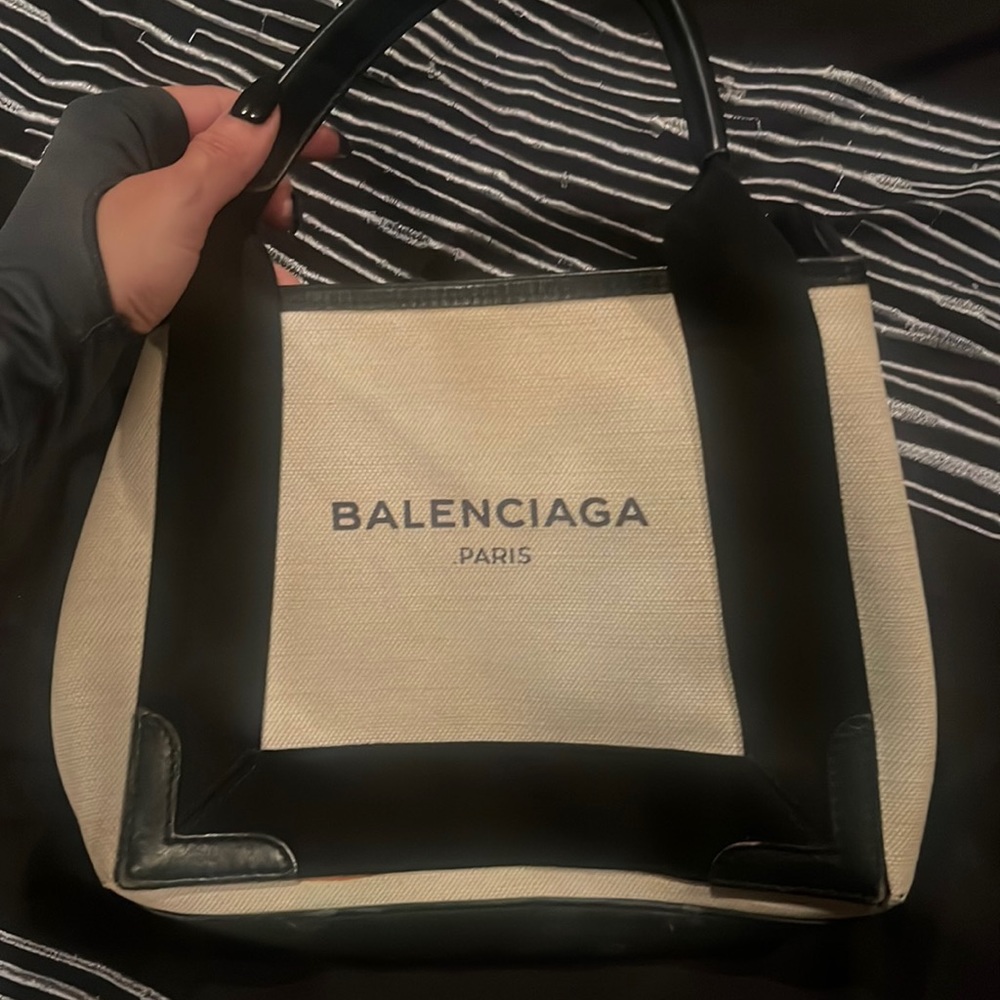 Balenciaga mini tote bag.
